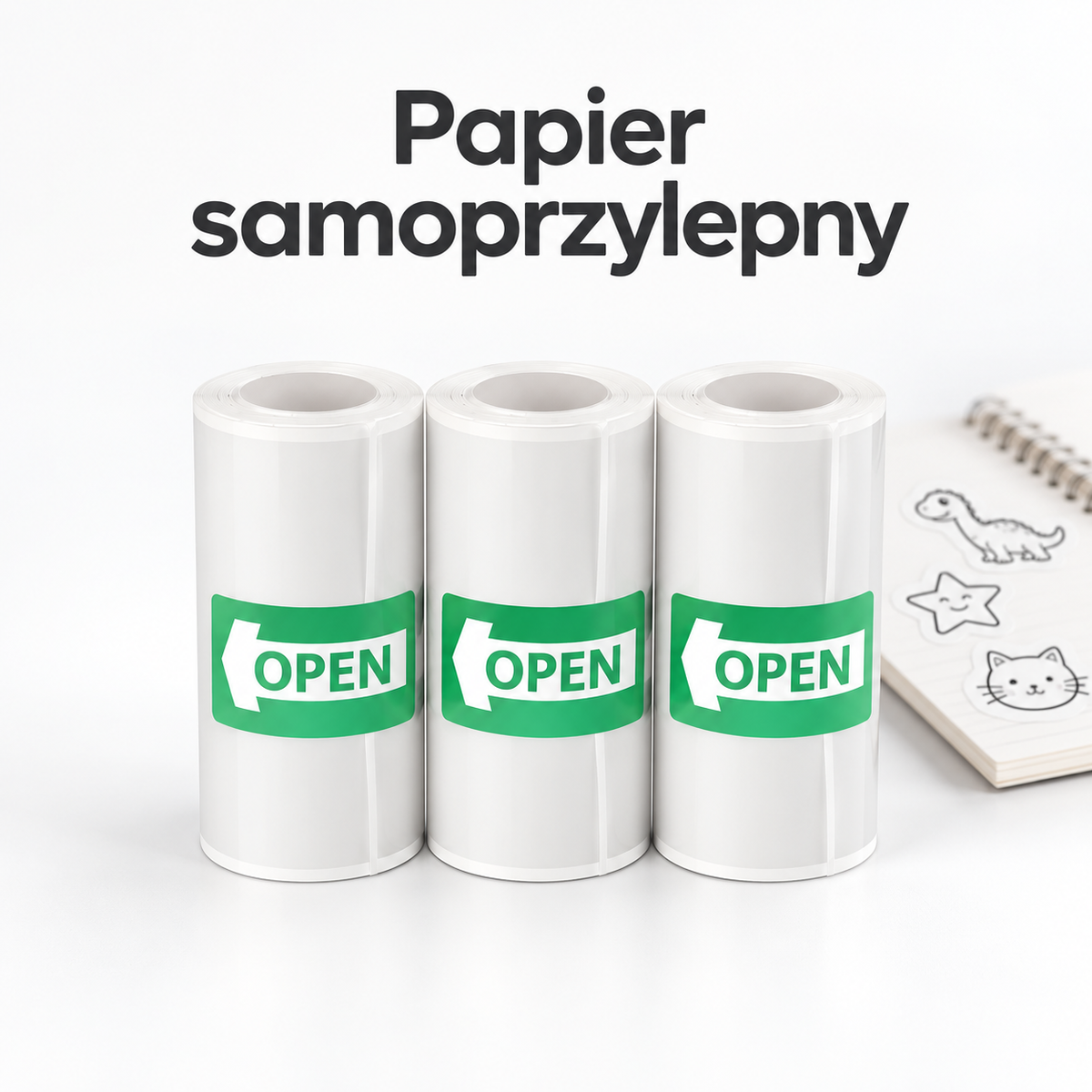 Papier Samoprzylepny - 3 rolki